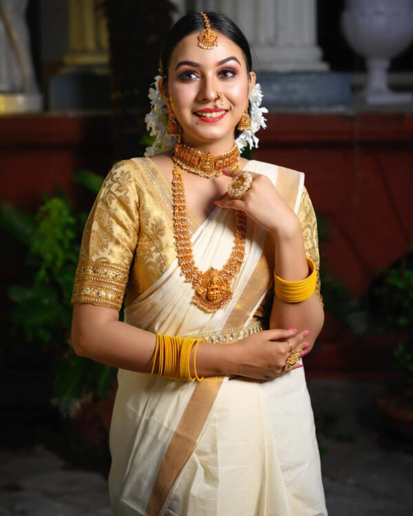 White Bridal Saree